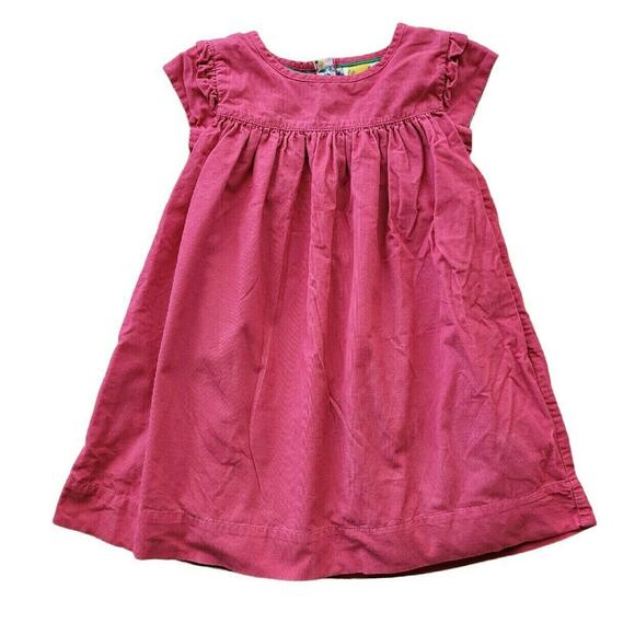 Mini Boden Pink Corduroy Dress - Picture 1 of 7